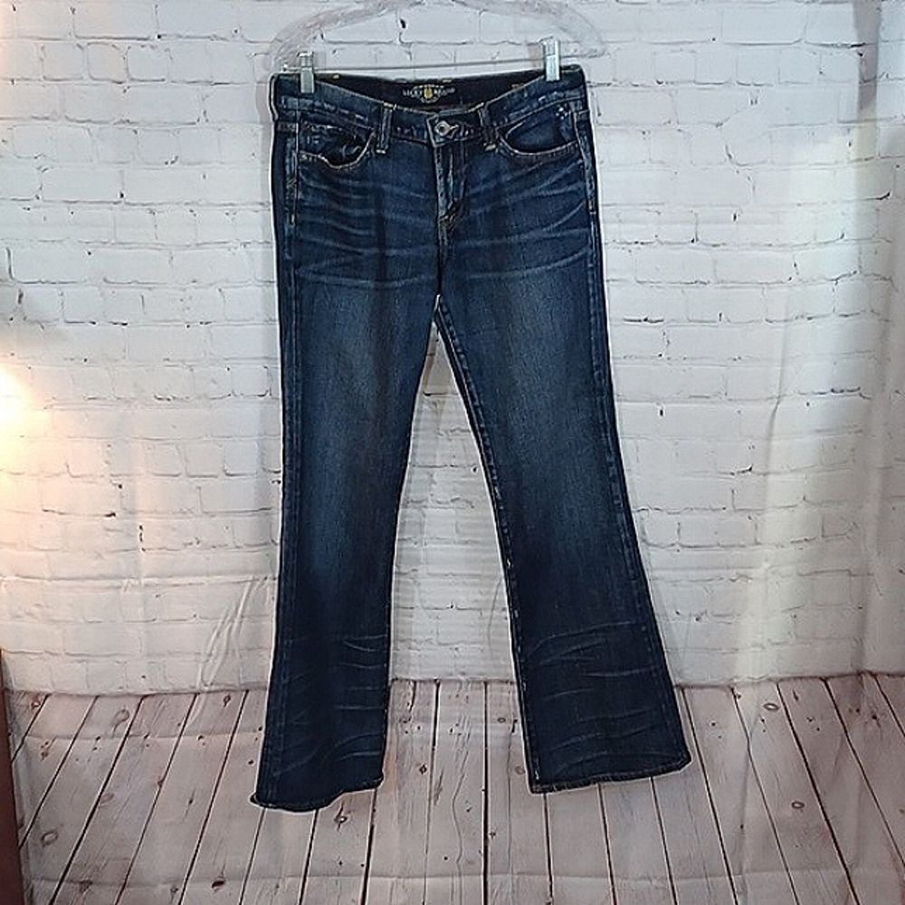 Lucky brand ‎ Womans Flare ,Low Jeans sz 6/28 W x40 L